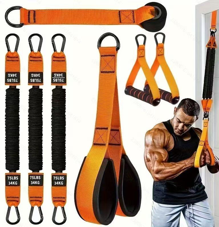 Elastischer Latex-Zug-Booster-Gürtel Indoor-Fitness-Sport Reckstange Hilfs-Spannseilgerät für Trainingsbänder