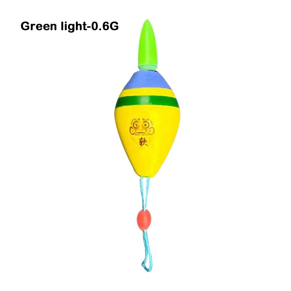 Hot. Led Electronic Fishing float Indicator 311 battery Rock fishing Floats Buoy Strike Green light Light Float Short Tail