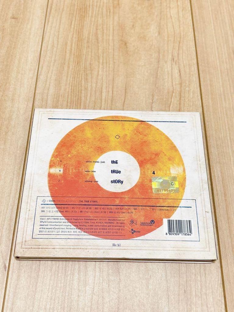 [USED] 4Men “The True Story” Korean version 5th Album