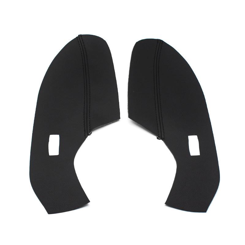 Doar capacul panoului ușii din piele pentru Hatchback pentru VW Polo 2011 2012 2013 2014 2015 2016 Decorație autocolant pentru capacul panoului cotierei ușii interioare