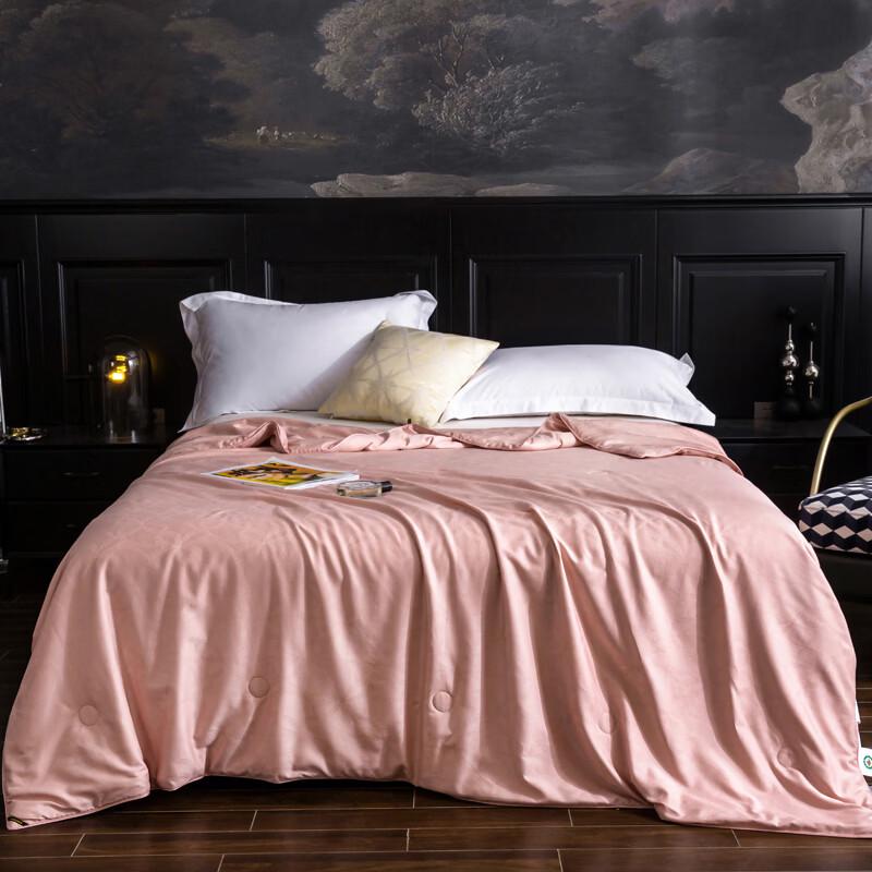 All-Season 100% Tussah Silk Quilt with 60S Cotton Jacquard Cover
