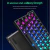 Aluminum Alloy Wired Mechanical Gaming Keyboard with Magnetic Axis and Customizable RGB Lighting