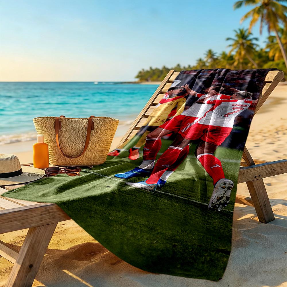 Bayern Munich Beach Towel Soft Durable Quick-Dry Comfortable Lightweight Suitable for Sports, Travel, Swimming, Yoga, Bathroom, Beach, And Pool