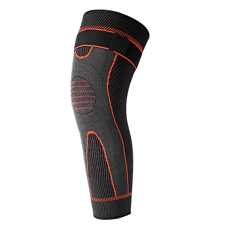 Anti-Slip Compression Knee Pads with Extended Calf Protection for Men and Women - Ideal for Basketball, Running, Cycling, and Cold Seasons