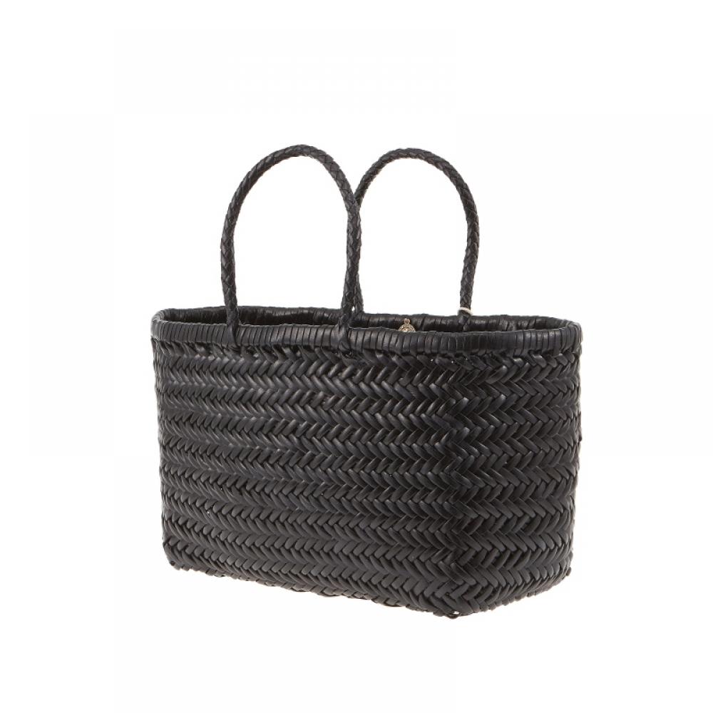 Dragon Diffusion 8811 Černá bambusová malá tote taška Triple Jump