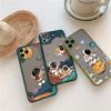 Cartoon Outer Space Astronaut Planet Phone Cases For iPhone 16 11 12 14 13 Pro Max 15 Plus 7 8 Plus SE2 X XR XS Shockproof Cover