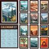 Colarr National Park Calendar 2026 Wall Calendar 2026, Jan. 2026 - Dec. 2026, 10" X13" Large Wall Calendars 12-month Hanging Calendars for Home or