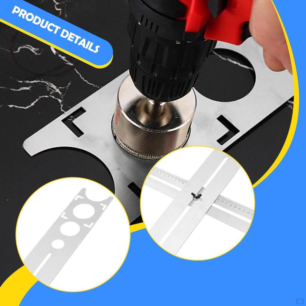 Ceramic Tile Hole Floor Dril Holes Accessory Puncher Opening Punching Hand Tool for Marbles Glass