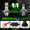 1Pcs H4 LED Moto Headlight Bulb 60W 6000LM Halogen Size Motorcycle Light Hi-Lo Beam Turbo Fan Super Bright 6000K 12V