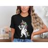 Cool Rock Sign Rainbow Unicorn T Shirt Funny Magical Hip Casual GifT Unisex Versatile Designe