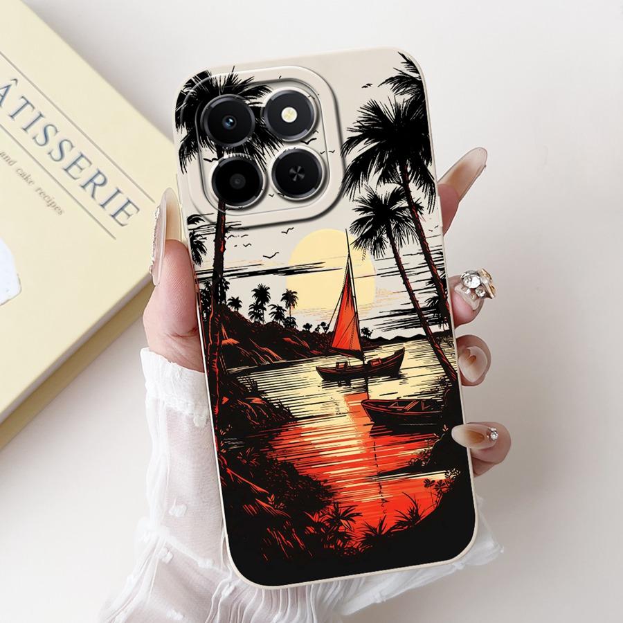 For Honor X6C Case NIC-LX1 Cover Flower 2025 Silicone Soft Back Cases For HonorX6C X 6 C NIC-LX2 Phone Case Protective Shell