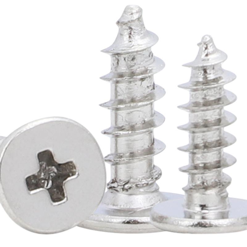201 Stainless Steel M3 Thin Head Flat Self-Tapping Screw