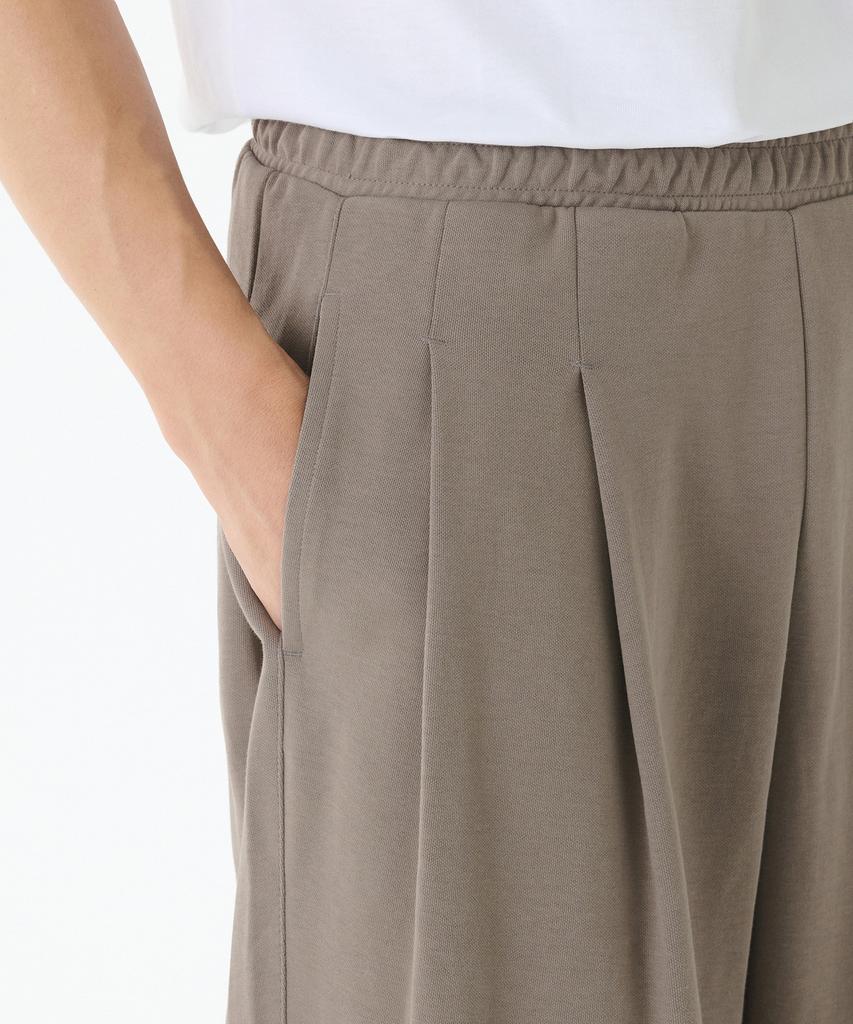 Musinsa Standard Double Knit Three-Pleat Wide Lounge Sweatpants [Dusty Beige]