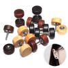 Steel Natural Wooden Double Sided for Men Women Anti-Allergic Barbell Ear Stud Body Jewelry