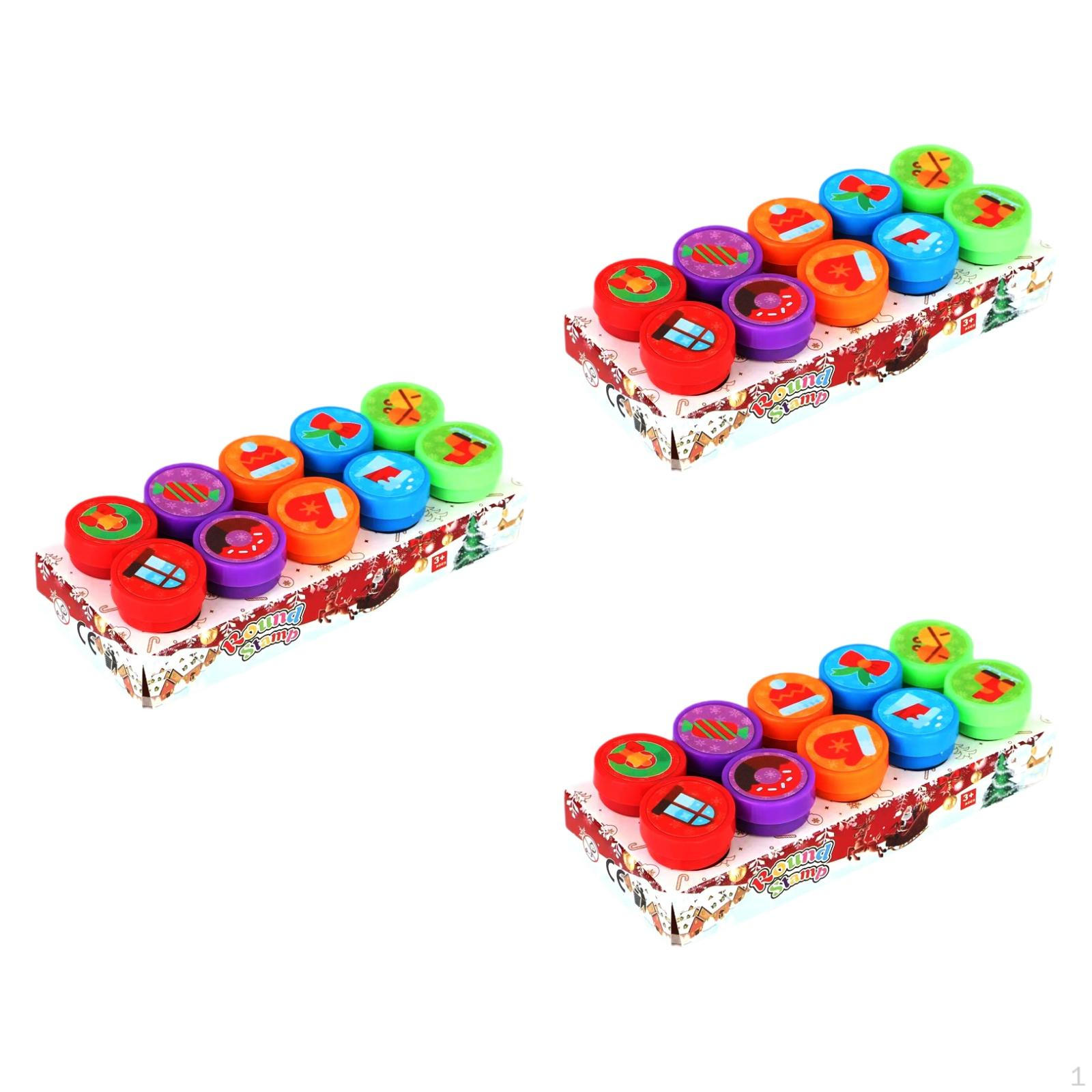 

30 шт. Рождественские штампы DIY Craft Смешные рождественские праздничные штампы для ведения дневника Учитель Фото Style C