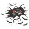 Halloween Scary Eyes Bat Bedroom Living Room Porch Home Decoration Wall Sticker