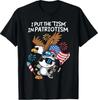 Ich setze das Tism in Patriotismus Sportliches Adler T-Shirt