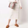 Chloe Woody Logo Print Interlaced Design PU Tote Bag Women Tote Bags Multicolor CHC22-SS397G44-27S