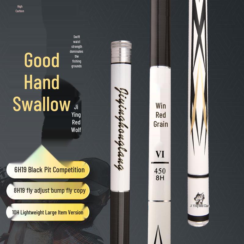 Premium High-Carbon 28-Tune Taiwan-Style Fishing Rod, Super Light & Hard, 5.4kg Test, 19-Tune Long River Rod