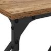 Console Table Reclaimed Wood Look 180 x 23 x 75 cm Plywood and Metal