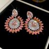 Exaggerated Earrings Retro Palace Style Earrings  Fashionable Elegant Earrings Niche Design