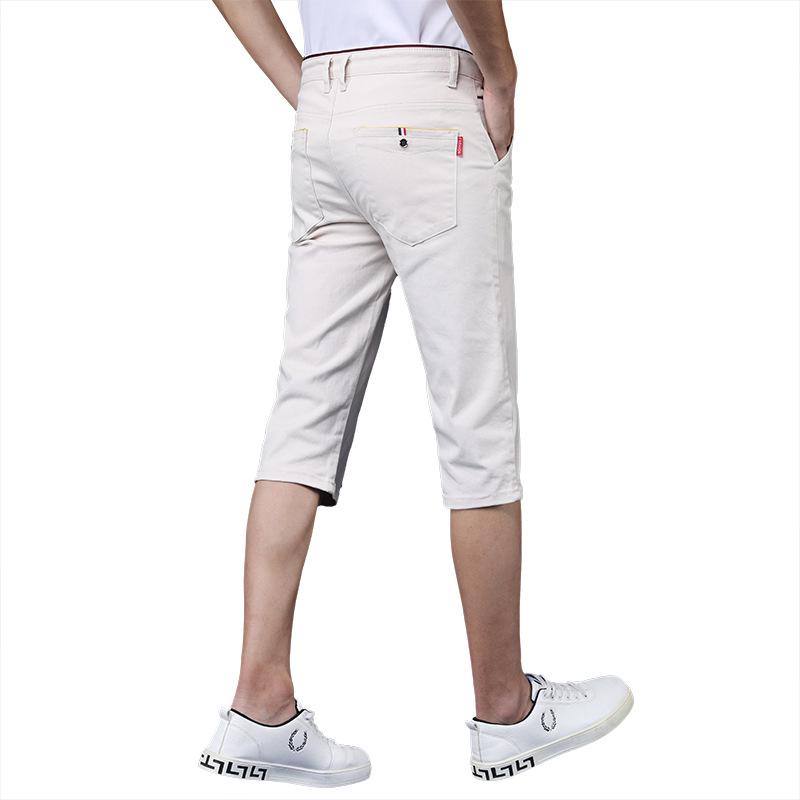 

Мужские повседневные эластичные шорты, многоцветные, классический 7-точечный дизайн для всех сезонов 38 (30 inches) for 200 lbs грязно-белый