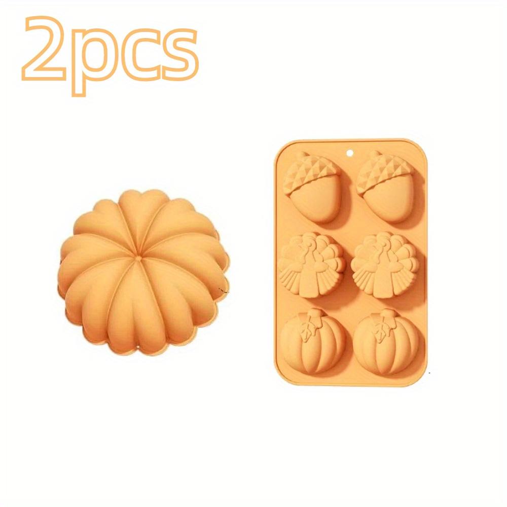 

Силиконовые формы для выпечки Тыква , Осенние листья , Желудь , Формы для торта, Антипригарные формы для шоколада, конфет, мыла, Инструменты для DIY выпечки десертов
