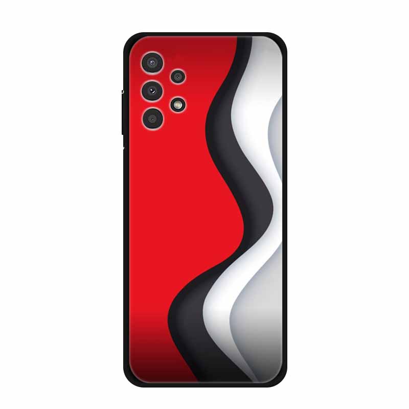 For Samsung Galaxy A73 Case A53 A33 5G A23 Soft Bumper Black Silicone Back Cover for Samsung A53 5G Phone Cases Cartoon Coque
