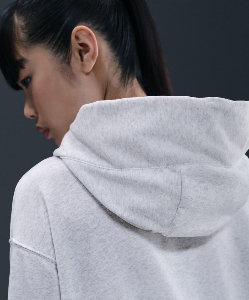 Sportswear Phoenix Fleece Oversized Pullover Hoodie - Birch Heather: Black / Fz7197-051