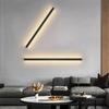 Modern LED Wall Light Long Line Strip Wall Light Sconce 3000K Hanging Light Fixture Wall Lamp for Indoor Bedroom Living Room