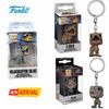 FUNKO POP Anahtarlık Oyuncak Jurassic World T.REX VELOCIRAPTOR BLUE Vinil Figür Cep Pop Anahtarlık Koleksiyonu Hediyeler Oyuncaklar Kolyeler