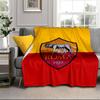 Football Club Emblem Blanket Flannel Blanket for Bed, Sofa, Camping, Hiking, Picnic Essentials, Gift for Family Fan Gifts