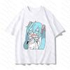 Adult Childrens Hatsune Miku Multiform Character Collage Cotton Subculture Personalized Tshirt Unisexs Shirts Women Tshirts