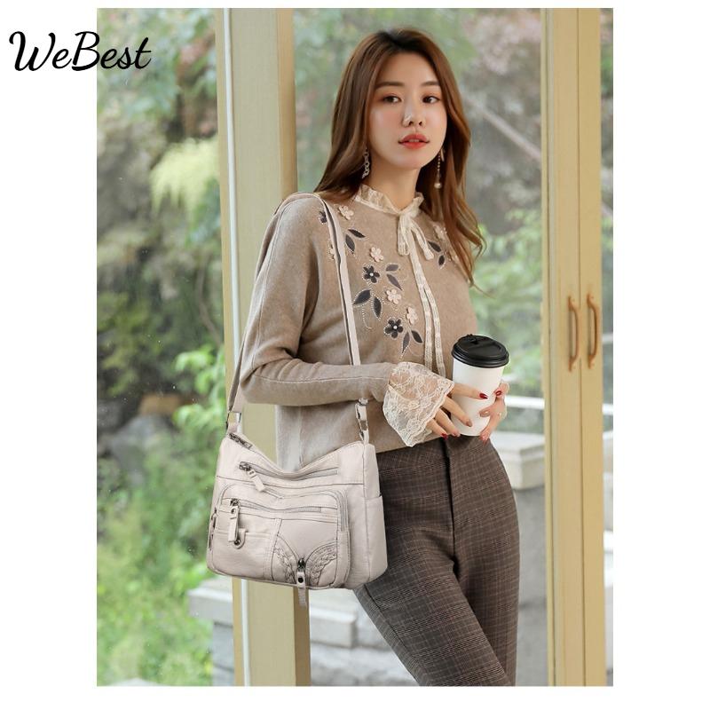 

Single Shoulder Soft Leather Large Capacity Diagonal Bag
