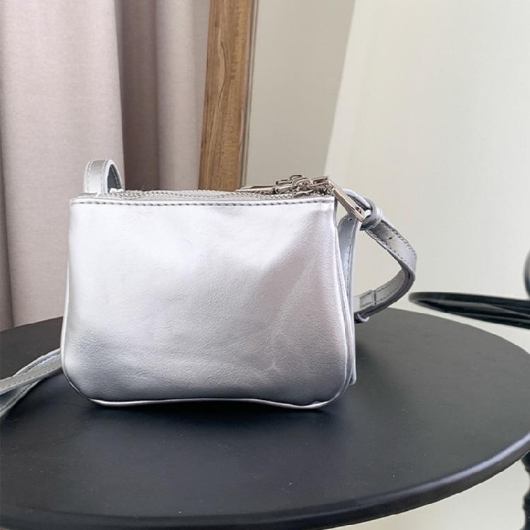 Casual PU Leather Crossbody Bag for Women Girls Phone Bag Small Shoulder Purse
