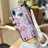 Cute Wristband Phone Case For Blackview A60 Pro Silicone Soft Case Durable Kickstand Shockproof Fashion Design Anti-dust