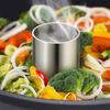 304 Stainless Steel Food Steamer Basket Pressure Cooker Steaming with Handle Kitchen Steamed Egg Bowl Cooking Utensils