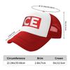 ICE Red Stop Sign Abolish ICE Protest  Mesh Sun Hats Sport High Quality Baseball Caps Men Women Casual Design Trucker Hat