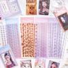 1pack/3Pcs Long Strip Necklace Holographic Stickers Shiny Reflective Ins Style Journal Guka DIY Supplies