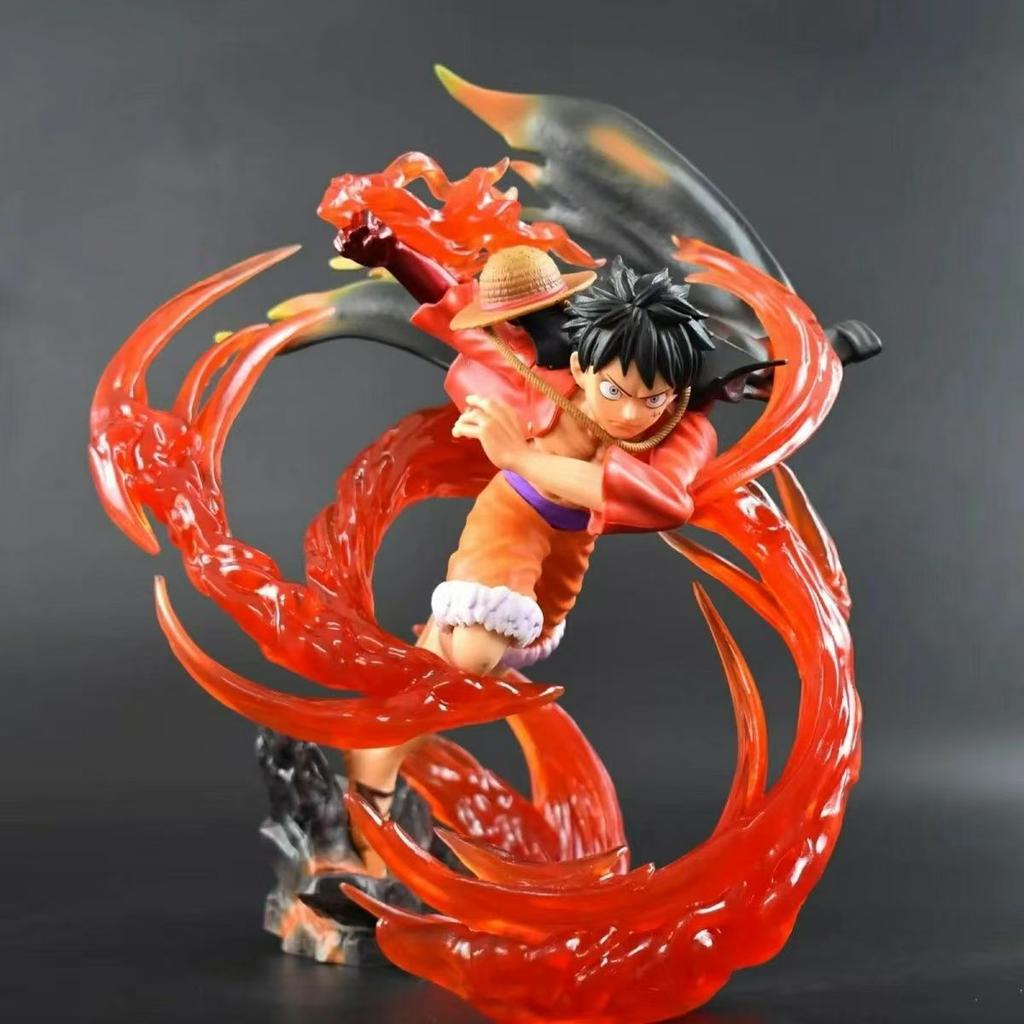 Anime One Piece Straw Hat Nika Monkey D Luffy GK Action Figure Model 23-27cm Pvc Statue Collection Decoration Boyfriend Toy Gift