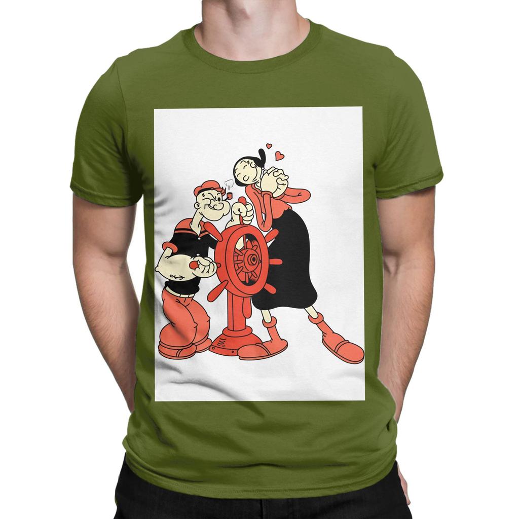 Ppopeye Olive Oyl Funny 100 Cotton Tshirt Ppopeye Tops Tees For Unisex