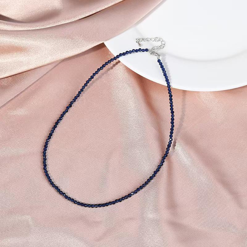 Multicolor Spinel Necklace for Women - Natural Stone Crystal Choker Jewelry