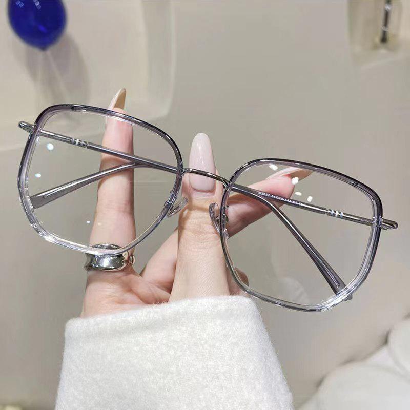 

Женская анти-синий свет модная корейская версия студенческих компьютерных очков без степени