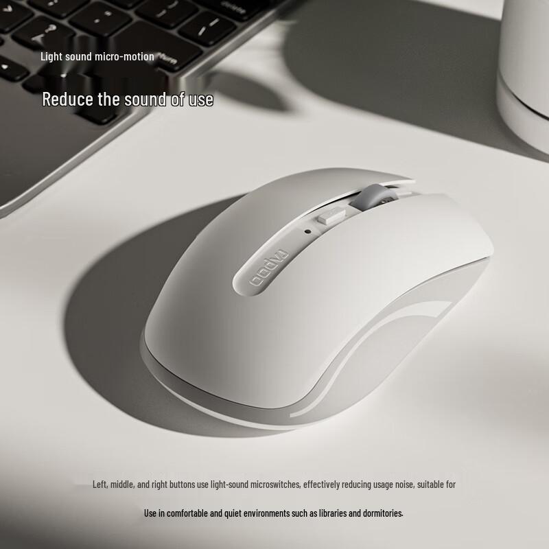 Rapoo M350L Multi-Mode Wireless Ergonomic Silent Rechargeable Mouse