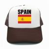 Flag Of Spain Baseball Cap For Women Unisex Country Proud Mesh Net Trucker Hats Summer Breathable Snapback Dad Gift Caps