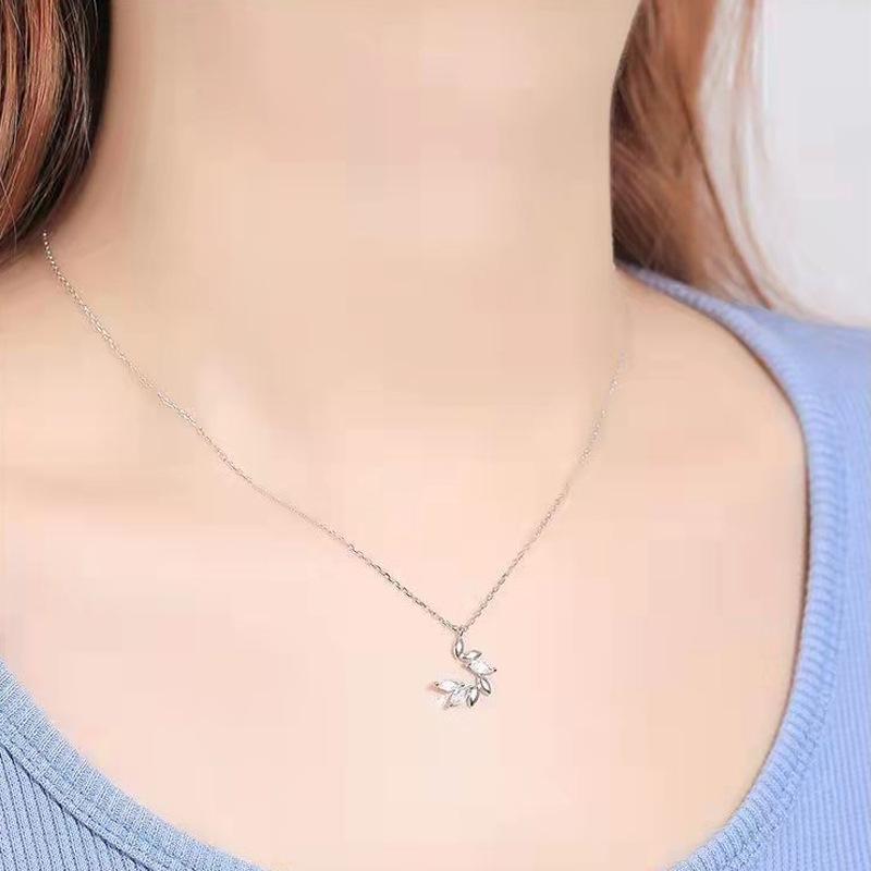 Japanese And Korean Fashion Temperament Little Prince Wheat Ear Necklace Light Luxury Niche Design Female Collarbone Chain Jewelry Quality