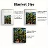 Glam-style horror movie 2D Flat Pattern Flannel Blanket High quality All Seasons Warmth and Comfort Perfect for Christmas Gifts.