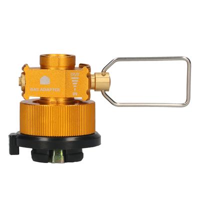 Adapter gazowy Oszczędzacz gazu Plus Konwerter gazu Przełącznik Napełnianie gazu Adapter do konwersji Adapter zaworu gazowego na kemping wędrówki wędkowanie
