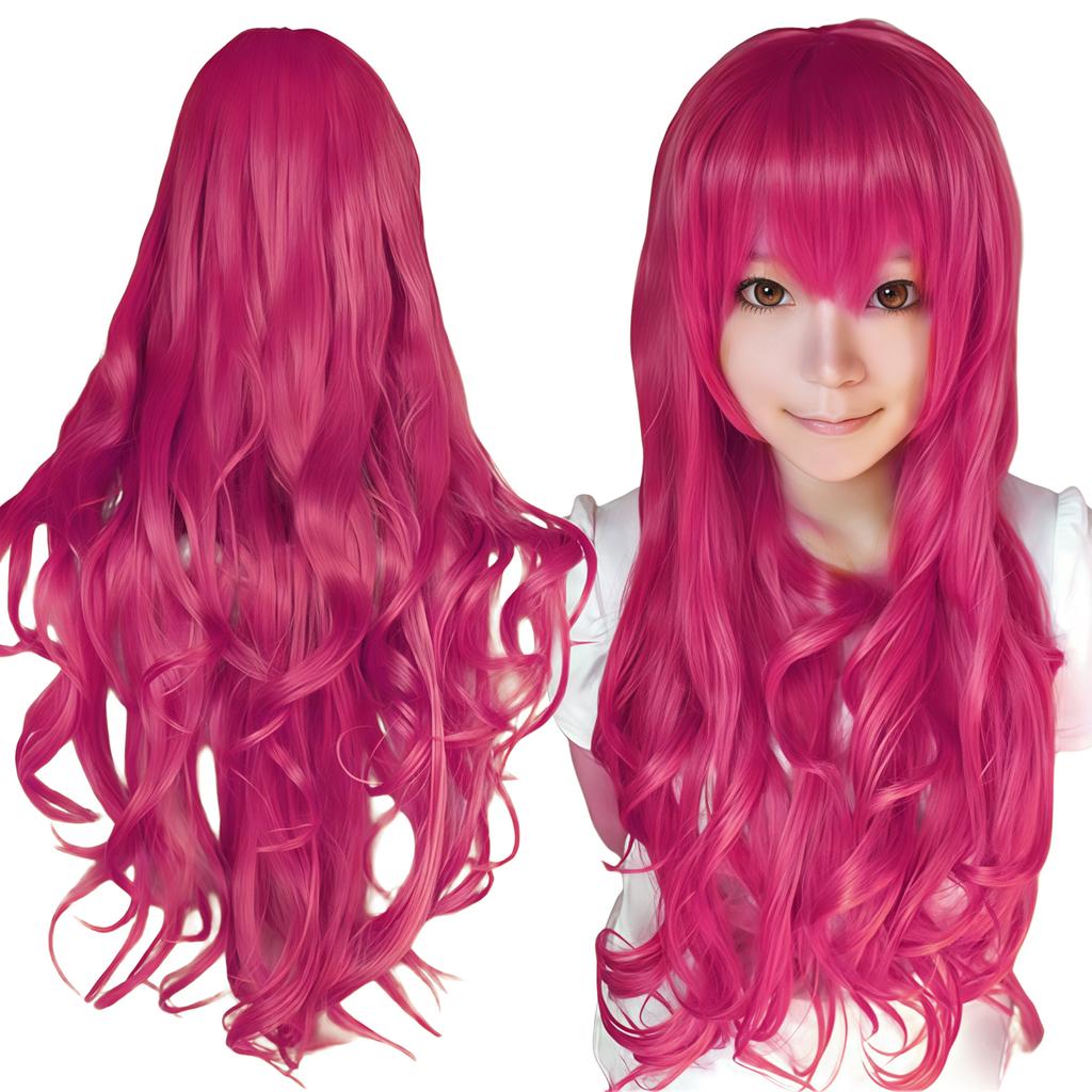 Synthetic Hair Forest Green Lolita Cosplay Wig Curly Sailor Pluto Anime Wigs Tsuyu Asui Halloween Costume Wig for Girl