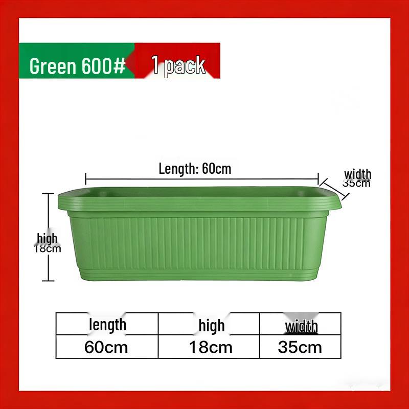 BeiFuTe Balcony Rectangular Planter Box